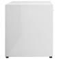 vidaXL Mueble TV madera contrachapada blanco brillante 120x34x37 cm vidaXL Mueble TV madera contrachapada blanco brillante 120x34x37 cm