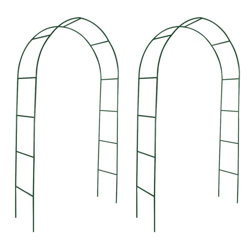 vidaXL Arcos de jardín 2 unidades para plantas trepadoras vidaXL Arcos de jardín 2 unidades para plantas trepadoras