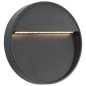 vidaXL Lámparas LED de pared para jardín 2 unidades redonda negra 3 W vidaXL Lámparas LED de pared para jardín 2 unidades redonda negra 3 W