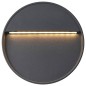 vidaXL Lámparas LED de pared para jardín 2 unidades redonda negra 3 W vidaXL Lámparas LED de pared para jardín 2 unidades redonda negra 3 W