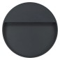 vidaXL Lámparas LED de pared para jardín 2 unidades redonda negra 3 W vidaXL Lámparas LED de pared para jardín 2 unidades redonda negra 3 W
