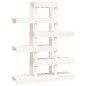 vidaXL Soporte para plantas madera maciza pino blanco 85x25x109,5 cm vidaXL Soporte para plantas madera maciza pino blanco 85x25x109,5 cm