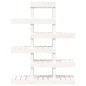 vidaXL Soporte para plantas madera maciza pino blanco 85x25x109,5 cm vidaXL Soporte para plantas madera maciza pino blanco 85x25x109,5 cm
