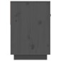 vidaXL Mueble de TV madera maciza de pino gris 90x40x60 cm vidaXL Mueble de TV madera maciza de pino gris 90x40x60 cm