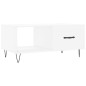 vidaXL Mesa de centro madera contrachapada blanco 90x50x40 cm vidaXL Mesa de centro madera contrachapada blanco 90x50x40 cm