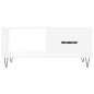 vidaXL Mesa de centro madera contrachapada blanco 90x50x40 cm vidaXL Mesa de centro madera contrachapada blanco 90x50x40 cm