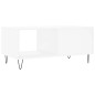 vidaXL Mesa de centro madera contrachapada blanco 90x50x40 cm vidaXL Mesa de centro madera contrachapada blanco 90x50x40 cm