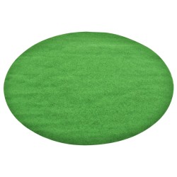 vidaXL Césped artificial con tacos redondo Ø95 cm verde