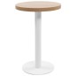 vidaXL Mesa de bistró MDF marrón claro 50 cm vidaXL Mesa de bistró MDF marrón claro 50 cm