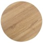 vidaXL Mesa de bistró MDF marrón claro 50 cm vidaXL Mesa de bistró MDF marrón claro 50 cm