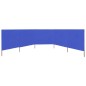 vidaXL Paravientos de playa de 5 paneles tela azul celeste 600x80 cm vidaXL Paravientos de playa de 5 paneles tela azul celeste 600x80 cm