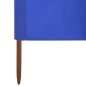 vidaXL Paravientos de playa de 5 paneles tela azul celeste 600x80 cm vidaXL Paravientos de playa de 5 paneles tela azul celeste 600x80 cm