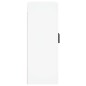 vidaXL Armario de pared madera de ingeniería blanco 69,5x34x90 cm