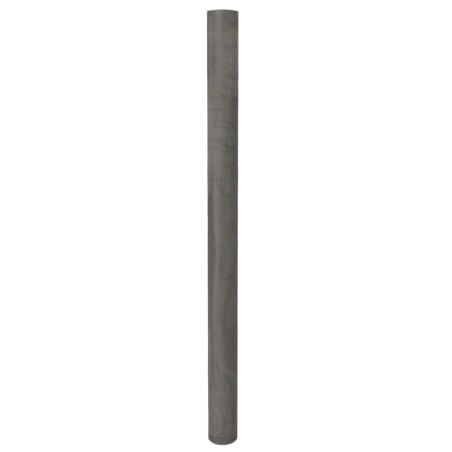 vidaXL Malla mosquitera de acero inoxidable plateada 100x500 cm