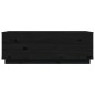 vidaXL Mesa de centro de madera maciza de pino negro 100x50x35 cm vidaXL Mesa de centro de madera maciza de pino negro 100x50x35 cm