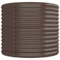 vidaXL Jardinera arriate acero recubrimiento polvo marrón 296x80x68 cm vidaXL Jardinera arriate acero recubrimiento polvo marrón 296x80x68 cm