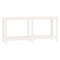 vidaXL Banco de trabajo de madera maciza de pino blanco 180x50x80 cm vidaXL Banco de trabajo de madera maciza de pino blanco 180x50x80 cm