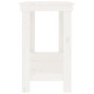 vidaXL Banco de trabajo de madera maciza de pino blanco 180x50x80 cm vidaXL Banco de trabajo de madera maciza de pino blanco 180x50x80 cm