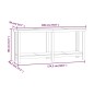vidaXL Banco de trabajo de madera maciza de pino blanco 180x50x80 cm vidaXL Banco de trabajo de madera maciza de pino blanco 180x50x80 cm