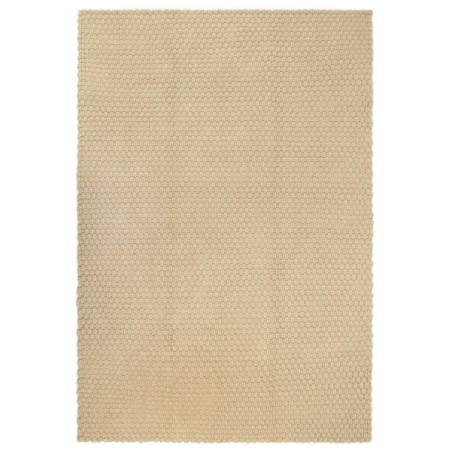 vidaXL Alfombra rectangular algodón natural 180x250 cm