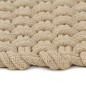 vidaXL Alfombra rectangular algodón natural 180x250 cm vidaXL Alfombra rectangular algodón natural 180x250 cm