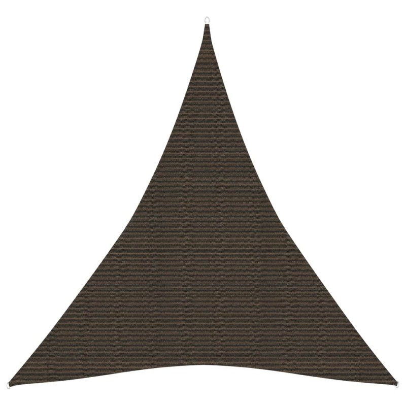 vidaXL Toldo de vela HDPE marrón 160 g/m² 3x4x4 m vidaXL Toldo de vela HDPE marrón 160 g/m² 3x4x4 m