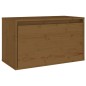 vidaXL Armario de pared madera maciza de pino marrón miel 60x30x35 cm vidaXL Armario de pared madera maciza de pino marrón miel 60x30x35 cm