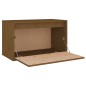 vidaXL Armario de pared madera maciza de pino marrón miel 60x30x35 cm vidaXL Armario de pared madera maciza de pino marrón miel 60x30x35 cm