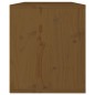 vidaXL Armario de pared madera maciza de pino marrón miel 60x30x35 cm vidaXL Armario de pared madera maciza de pino marrón miel 60x30x35 cm