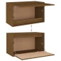 vidaXL Armario de pared madera maciza de pino marrón miel 60x30x35 cm vidaXL Armario de pared madera maciza de pino marrón miel 60x30x35 cm