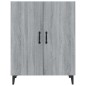 vidaXL Aparador de madera contrachapada gris Sonoma 70x34x90 cm vidaXL Aparador de madera contrachapada gris Sonoma 70x34x90 cm