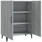 vidaXL Aparador de madera contrachapada gris Sonoma 70x34x90 cm vidaXL Aparador de madera contrachapada gris Sonoma 70x34x90 cm