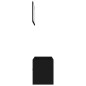 vidaXL Juego de muebles de baño 2 pzas madera contrachapada negro vidaXL Juego de muebles de baño 2 pzas madera contrachapada negro