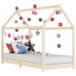 vidaXL Estructura de cama infantil de madera maciza de pino 90x200 cm vidaXL Estructura de cama infantil de madera maciza de pino 90x200 cm