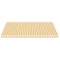 vidaXL Tela de repuesto para toldo amarillo y blanco 5x3,5 m vidaXL Tela de repuesto para toldo amarillo y blanco 5x3,5 m