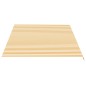 vidaXL Tela de repuesto para toldo amarillo y blanco 5x3,5 m vidaXL Tela de repuesto para toldo amarillo y blanco 5x3,5 m