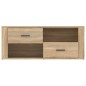 vidaXL Mueble para TV madera contrachapada color roble 100x35x40 cm vidaXL Mueble para TV madera contrachapada color roble 100x35x40 cm