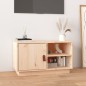 vidaXL Mueble de TV de madera maciza de pino 70x34x40 cm vidaXL Mueble de TV de madera maciza de pino 70x34x40 cm