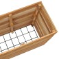 vidaXL Jardinera madera maciza de teca y acero 150x40x72 cm vidaXL Jardinera madera maciza de teca y acero 150x40x72 cm