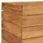 vidaXL Jardinera madera maciza de teca y acero 150x40x72 cm vidaXL Jardinera madera maciza de teca y acero 150x40x72 cm