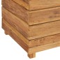 vidaXL Jardinera madera maciza de teca y acero 150x40x72 cm vidaXL Jardinera madera maciza de teca y acero 150x40x72 cm