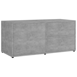 vidaXL Mueble para TV madera contrachapada gris hormigón 80x34x36 cm
