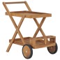 vidaXL Carrito del té de madera maciza de teca vidaXL Carrito del té de madera maciza de teca