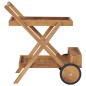 vidaXL Carrito del té de madera maciza de teca vidaXL Carrito del té de madera maciza de teca