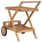 vidaXL Carrito del té de madera maciza de teca vidaXL Carrito del té de madera maciza de teca