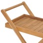 vidaXL Carrito del té de madera maciza de teca vidaXL Carrito del té de madera maciza de teca