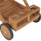 vidaXL Carrito del té de madera maciza de teca vidaXL Carrito del té de madera maciza de teca