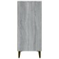 vidaXL Aparador de madera de ingeniería gris Sonoma 90x34x80 cm vidaXL Aparador de madera de ingeniería gris Sonoma 90x34x80 cm