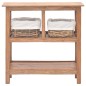 vidaXL Mesa consola de madera maciza recicladaa 69x28x70 cm vidaXL Mesa consola de madera maciza recicladaa 69x28x70 cm
