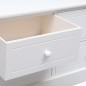 vidaXL Mueble para TV madera maciza de paulownia blanco 108x30x40 cm